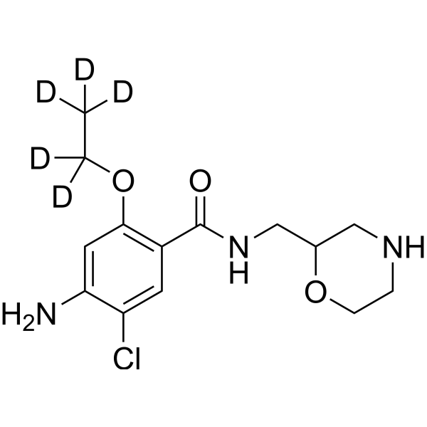 Des-p-fluorobenzyl mosapride-d5 1246814-79-8